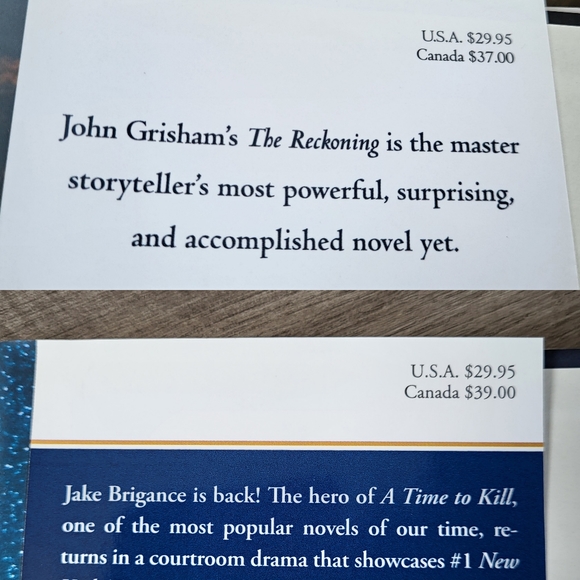 Lot of 4 Novels: The Reckoning, The Broker, The Journal Series & The Run - Picture 6 of 6